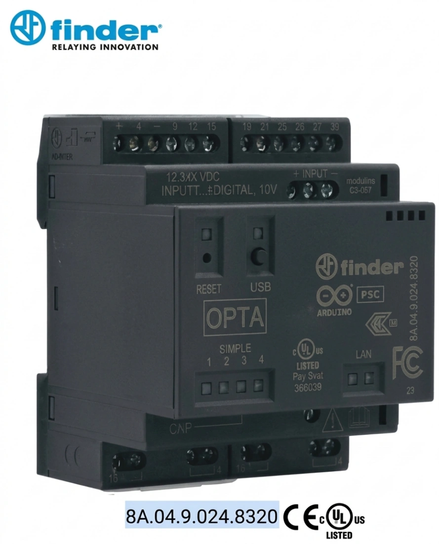 Relé programable serie opta 12 - 24VDC Marca FINDER