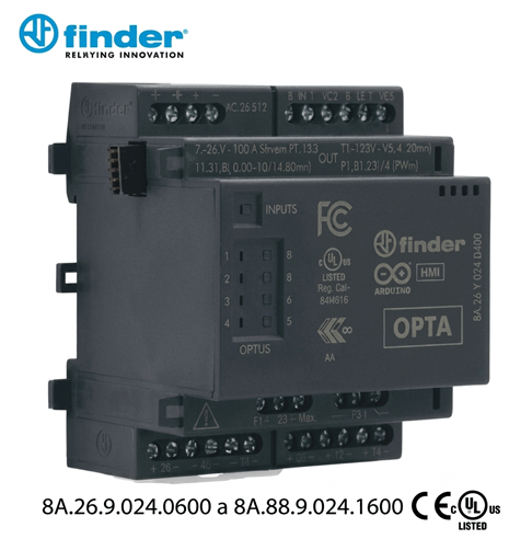 Módulo de expansión para relés programables serie opta 8 SSR Marca FINDER