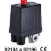 Presostato para Aire 80-115 PSI 4 Vías Conexión 1/4" NPT Marca EBCHQ