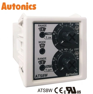 Controlador temporizadores analógicos cíclicos Rango 01s a 10h Marca AUTONICS