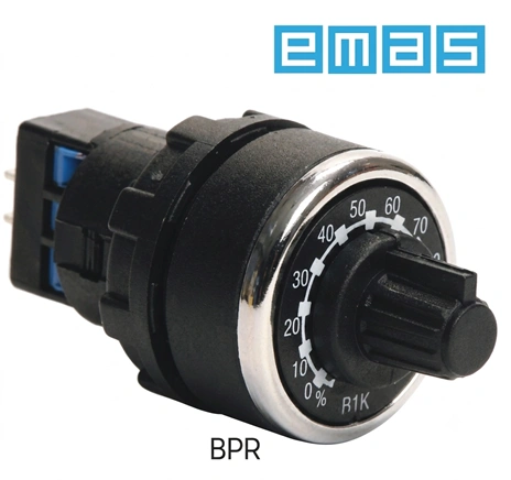 Potenciómetro lineale encapsulado 10 kΩ Marca EMAS
