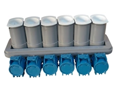 Barraje de Puesta a Tierra 6 Salidas #6 a 500 MCM Marca Eco-Welld