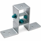 Base Escualizable de Aluminio para Punta Captora Marca Eco-Welld
