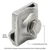 Conector Universal de Aluminio 8 mm  Marca Eco-Welld