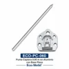 Punta Captora 0.60 m en Aluminio con Base Plana  Marca Eco-Welld