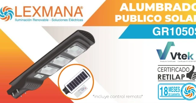 Lámpara alumbrado público smd 90w Marca Lexmana
