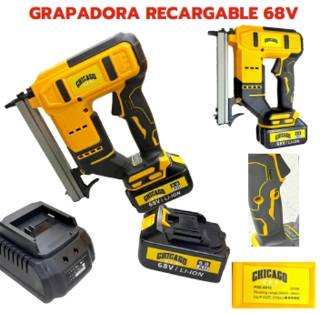 Grapadora recargable 68v Marca Chicago Power professional