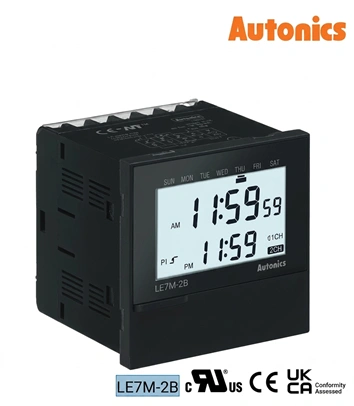 Programadores semanales 100 - 240VAC 50/60Hz Marca AUTONICS