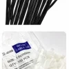 Amarre Plástico  100 x 2.5 mm  Blanco/Negro Marca LMG