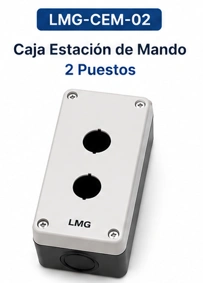 Caja para Estación de Mando  2 Huecos Marca LMG