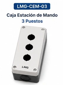 Caja para Estación de Mando  3 Huecos Marca LMG