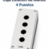 Caja para Estación de Mando  4 Huecos Marca LMG