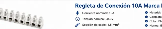 Regleta de Conexión 10A Marca LMG