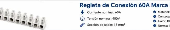 Regleta de Conexión 60A Marca LMG