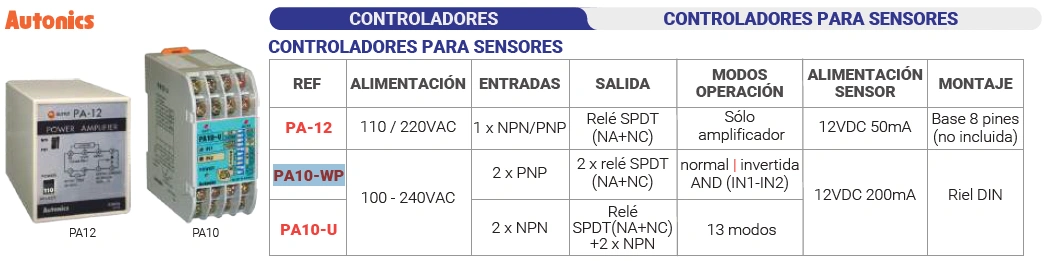 Controladores para sensores 100 - 240VAC Marca AUTONICS - Image 2