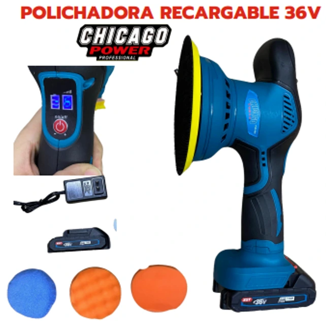 Polichadora recargable 36v Marca Chicago Power professional