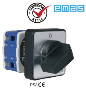 Interruptores rotativos para puerta (3 polos) 20A Marca  Emas
