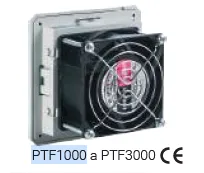 Ventiladores con filtro 230VAC Marca  Plastim
