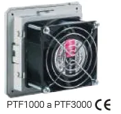 Ventiladores con filtro 230VAC Marca  Plastim