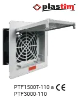 Ventiladores con filtro 110VAC Marca  Plastim