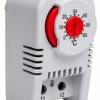 Termostato para Calefacción 0-60°C 10A 250VAC Rojo Riel DIN Marca PLASTIM