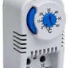 Termostato para Ventilación 0-60°C 10A 250VAC Azul Riel DIN Marca PLASTIM