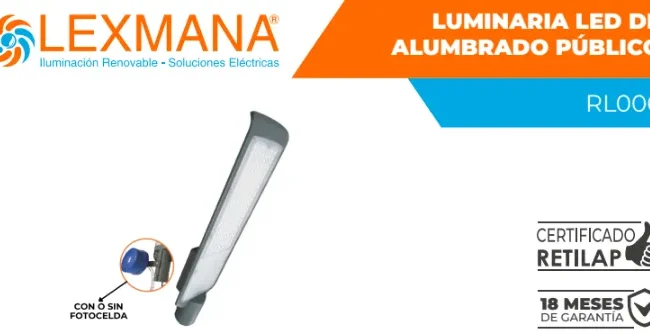 Lámpara alumbrado público smd 200w Marca Lexmana