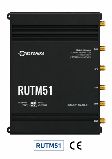 Módulo comunicaciones routers industriales Antenas 2x WiFi,
4x Celular Marca TELTONIKA