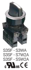 Selectores de muletilla ø 30mm Corta Marca  Autonics