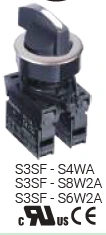 Selectores de muletilla ø 30mm Larga Marca  Autonics