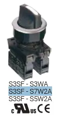 Selectores de muletilla ø 30mm Corta Marca  Autonics