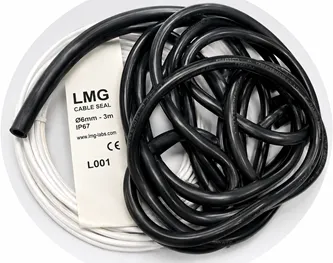 Epiral PVCr 3/4 de Cable 20 mm Negro x 10 m Rollo 3/4" Marca LMG