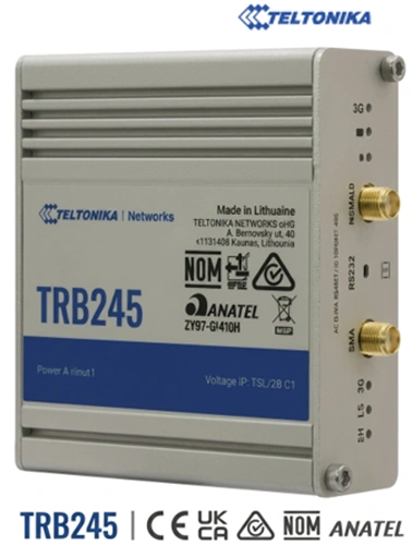 Módulo de comunicación gateways industriales 2 ranuras
(4G LTE
cat4, 3G, 2G) Marca TELTONIKA