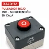 Pulsador Rojo en Caja 1NC Sin Retención Marca LMG