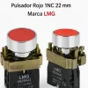Pulsador Rojo 1NC 22 mm Marca LMG