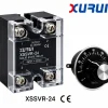Ssr unipolar variable - 40A - cruce por cero - carga resistiva - indicado Led Marca XURUI