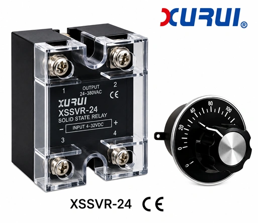 Ssr unipolar variable - 40A - cruce por cero - carga resistiva - indicado Led Marca XURUI