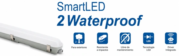 Luminaria Hermética Industrial SmartLED 2 Waterproof Marca Philips