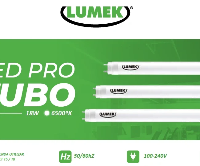 TUBO LED PRO. Tubo T8 / 14W 6500K Policarbonato. Marca Lumek