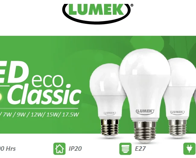 Bombillo LED eco Classic 15W 6500K E27 Marca Lumek