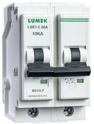 BREAKER ENCHUFABLE 2P X 20A Marca Lumek