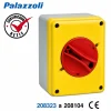 Interruptor de seguridad en caja plástica 32a/ 690v 3 polos tamaño 158 x 250 x 138 Marca PALAZZOLI