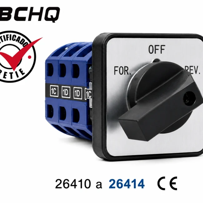 Inversores de giro para motor trifásico 32a/ 440v  Marca EBCHQ