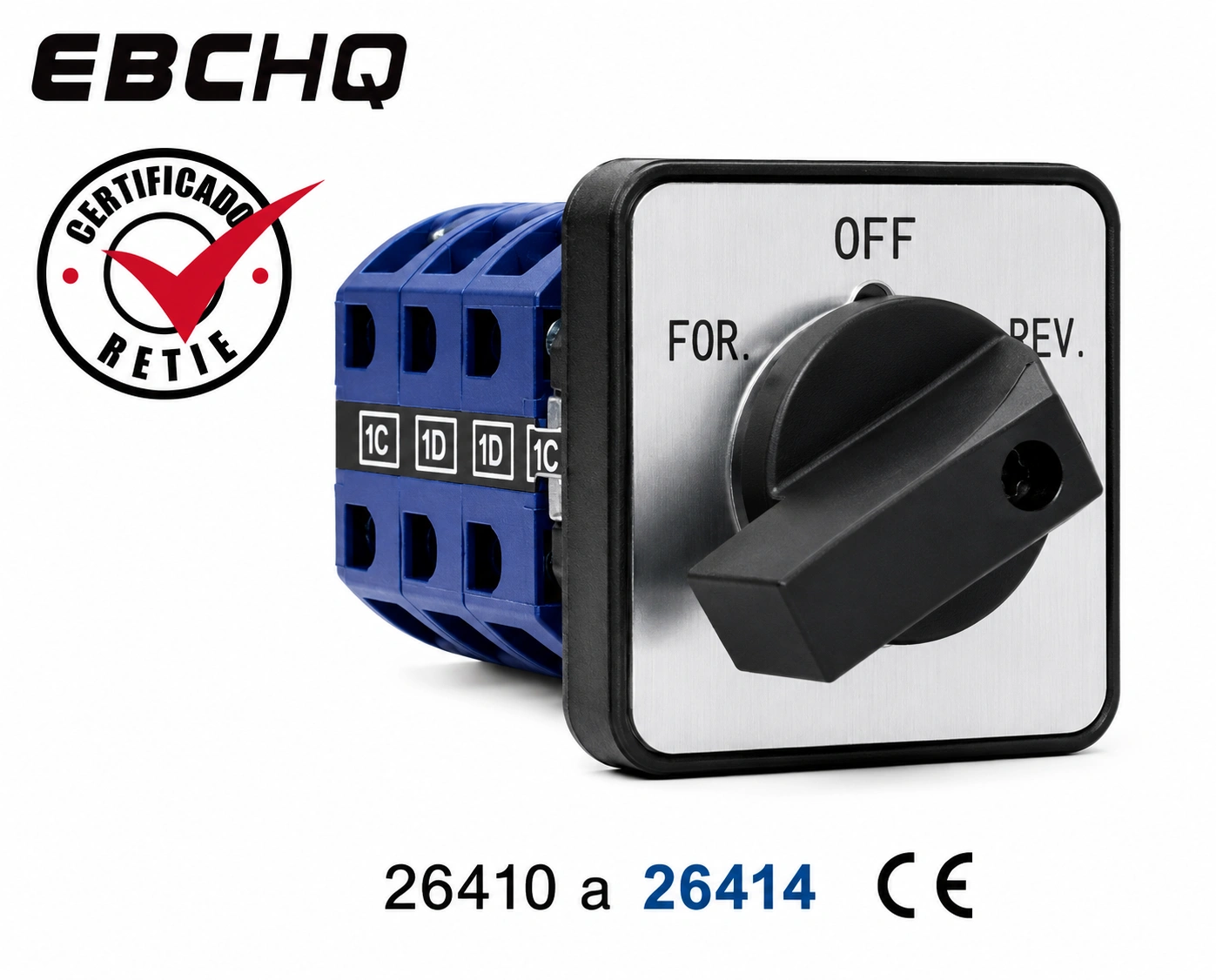 Inversores de giro para motor trifásico 32a/ 440v Marca EBCHQ