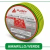 Cinta aislante pvc - retardada a la llama Amarillo/Verde 3/4" 10 yardas 10 und Marca Adler