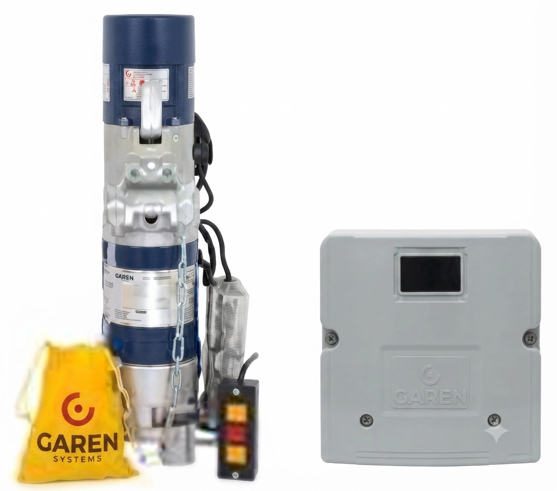 Motor puerta enrollable Marca Garen