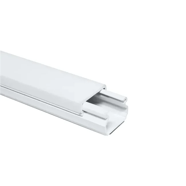 Canaleta - blanca 20mm x 12mm Sin Adhesivo Caja (80 und) Marca Adler