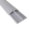 Canaleta gris para piso 60X13mm curva sin adhesivo 20 und Marca Adler