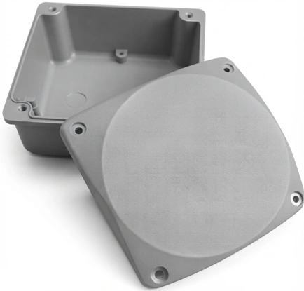 Caja de paso 100x100mm Gris 24 und Marca Adler
