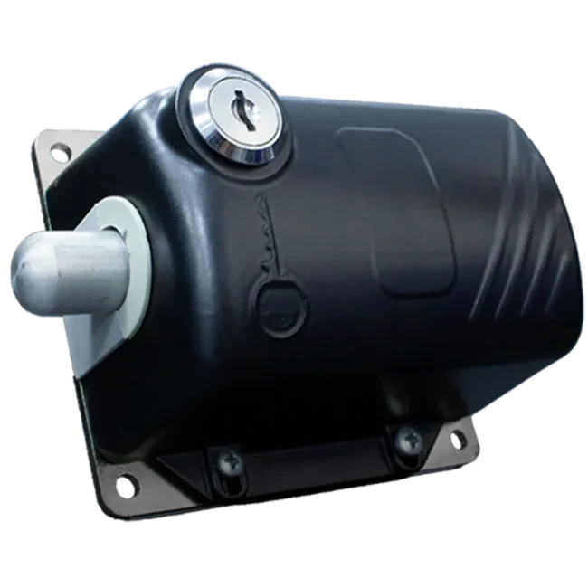 Trava eléctrica 24VDC EC PRETA Marca Garen